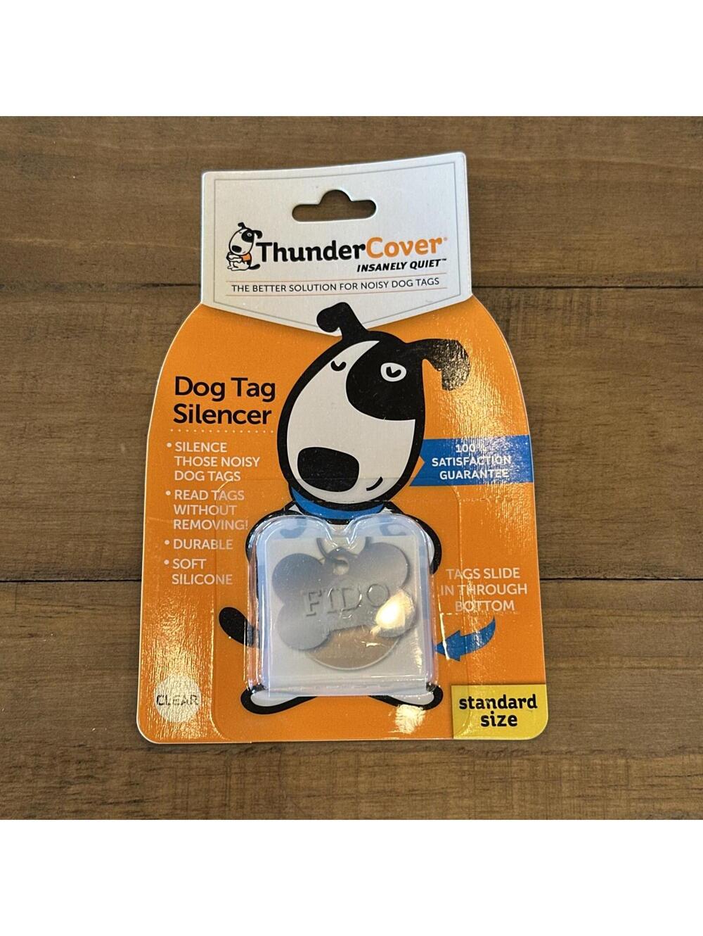 Thunder Cover Dog Tag Silencer, Standard Size, Quiet, Holds Up To 3 Tags, New